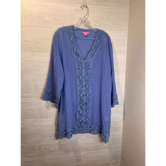 Isaac Mizrahi Bathing Suit Cover Ups for Women Crochet Beach Coverup Swimsuits - Picture 4 of 9